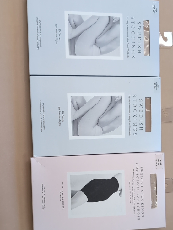 Swedish stocking Other - Women's Size Large Nude Stockings And Nude Shaping Shorts